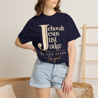 Jehovah Jesus Just Judge t-shirt