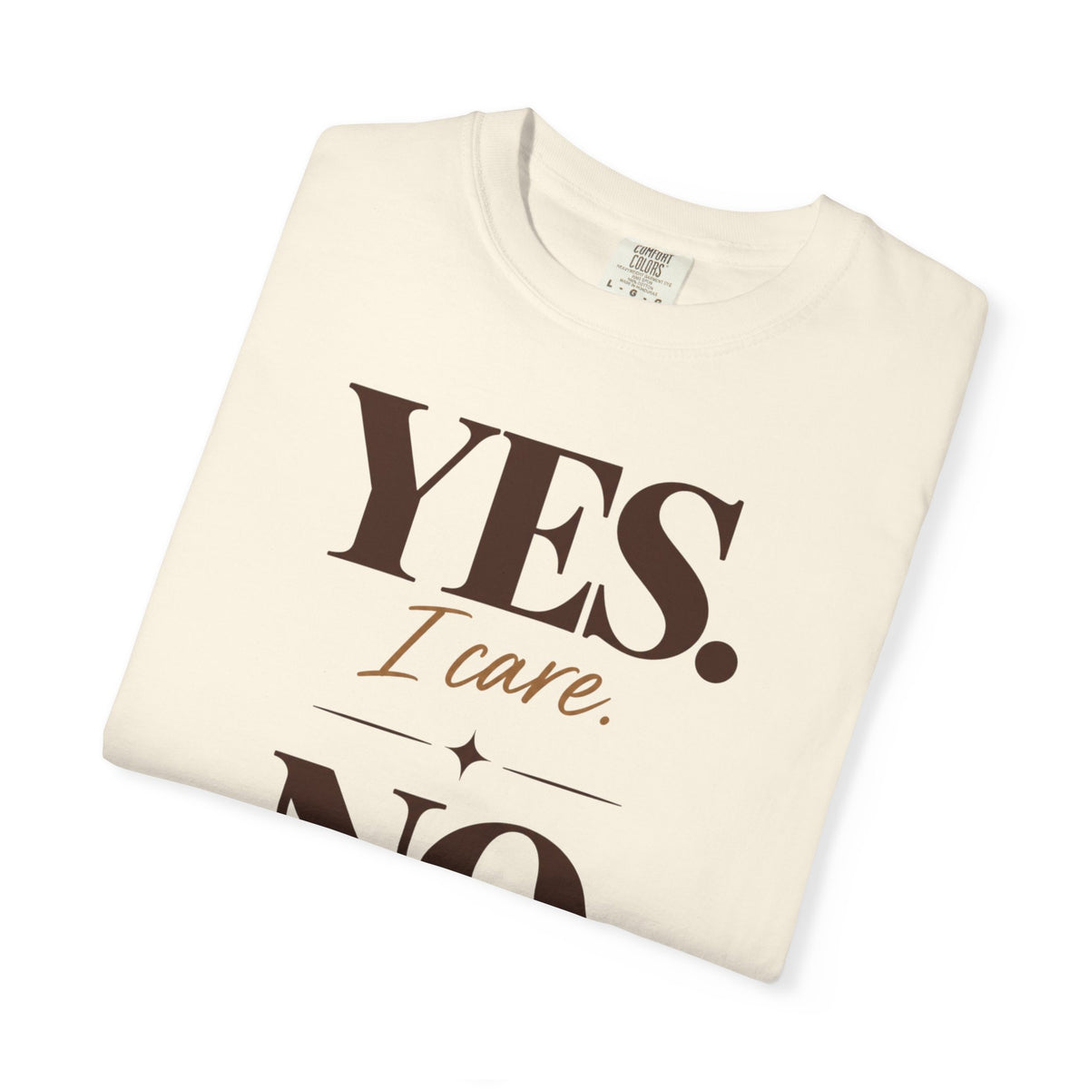 Yes I care.  No I don't want to go. T-shirt