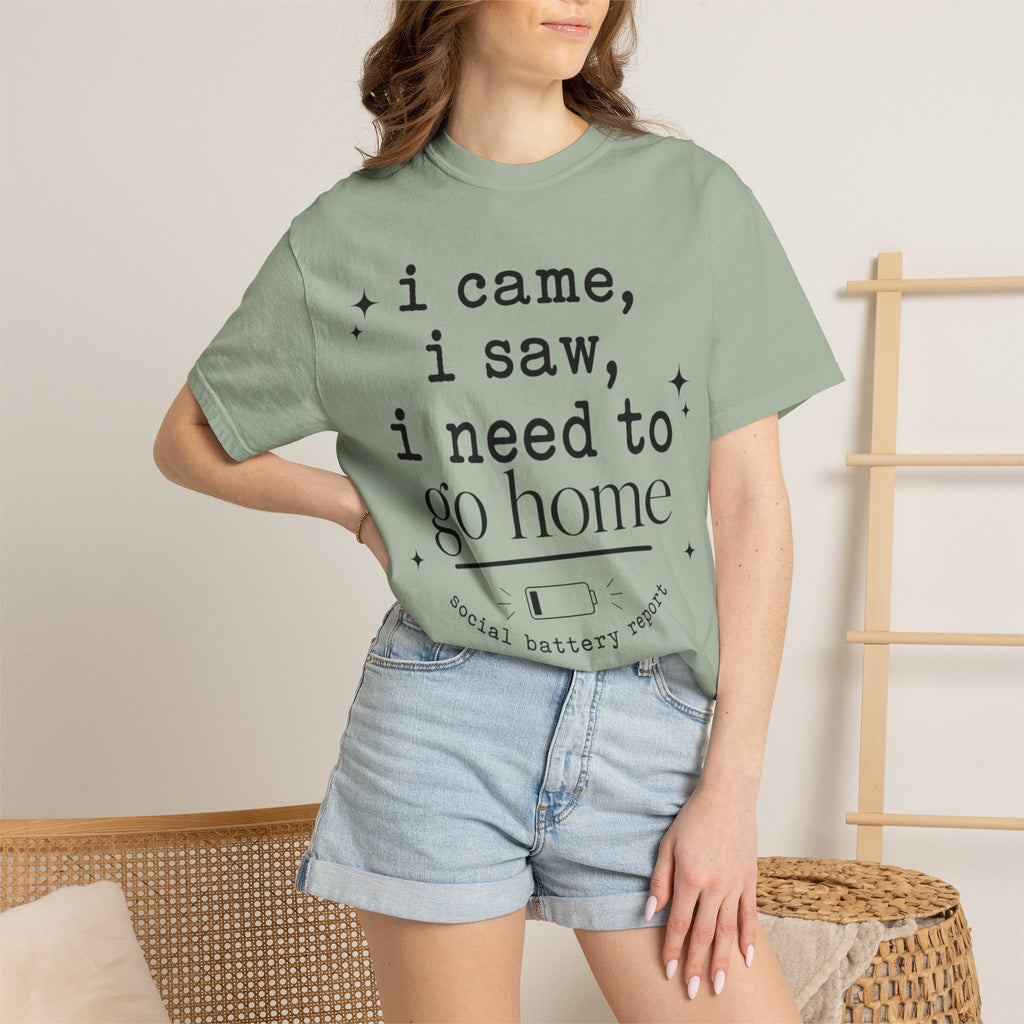 I came.  I saw.  I need to go home. T-shirt