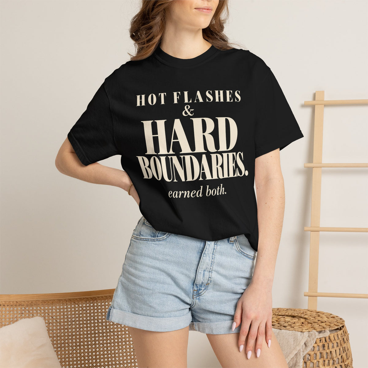 Hot Flashes & Hard Boundaries T-shirt
