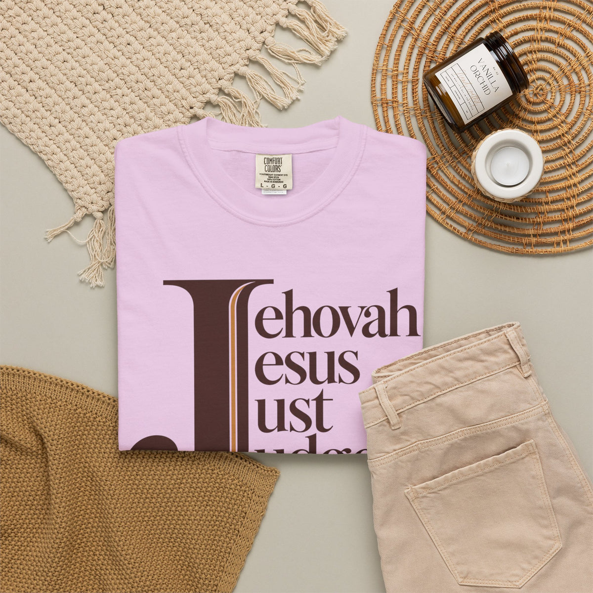 Jehovah Jesus Just Judge t-shirt