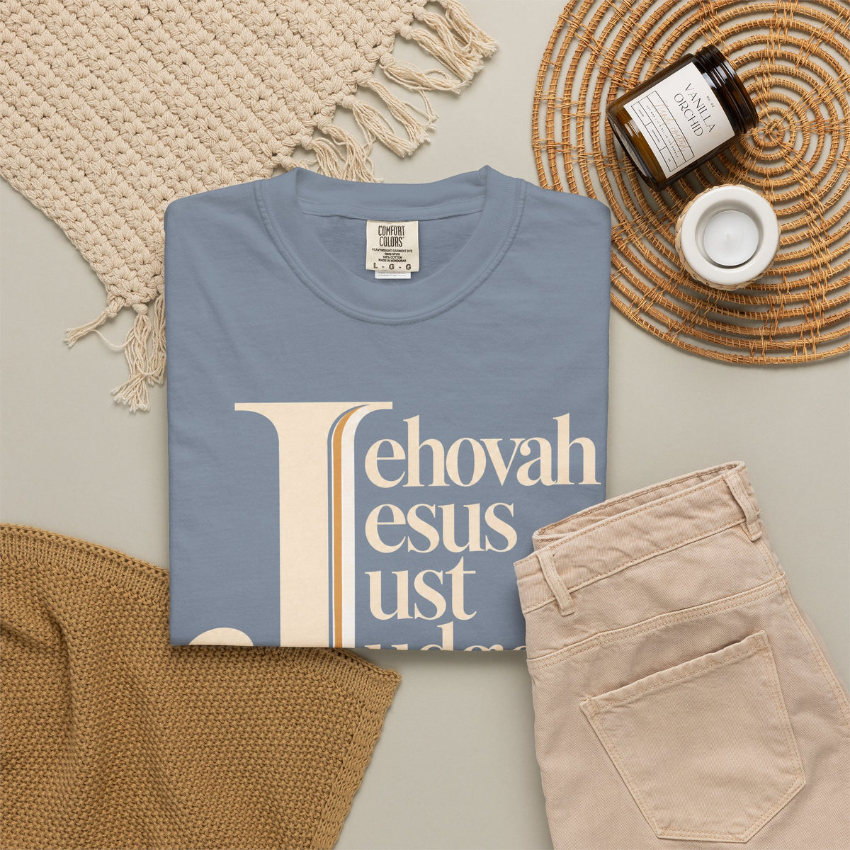 Jehovah Jesus Just Judge t-shirt