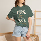 Yes I care.  No I don't want to go. T-shirt
