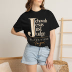 Jehovah Jesus Just Judge t-shirt