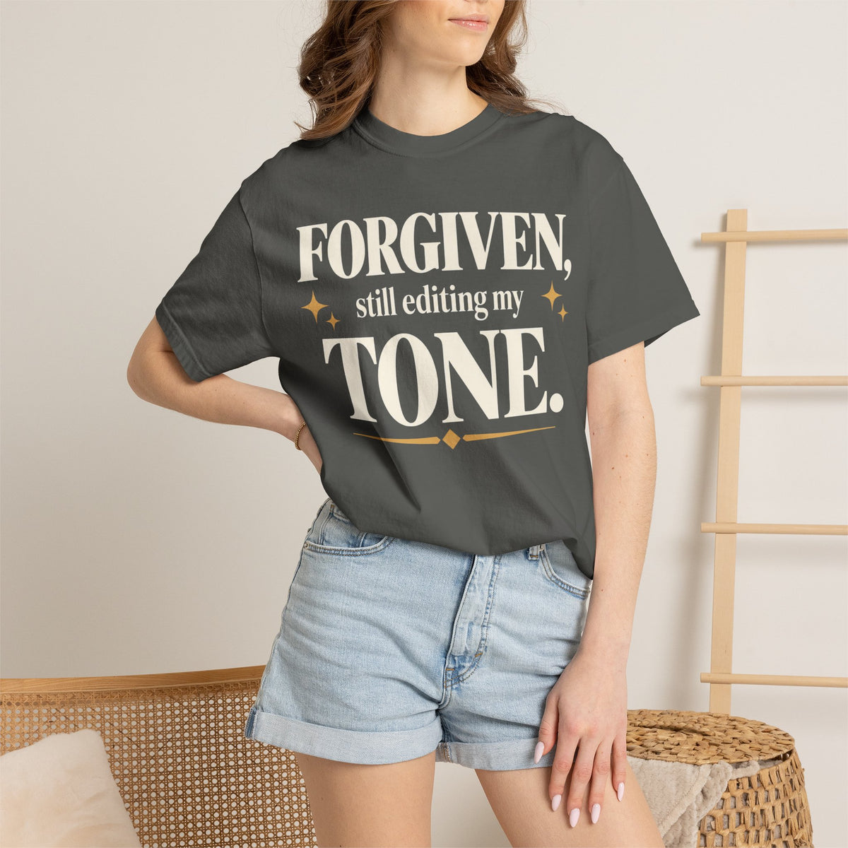Forgiven. Still editing my tone T-shirt