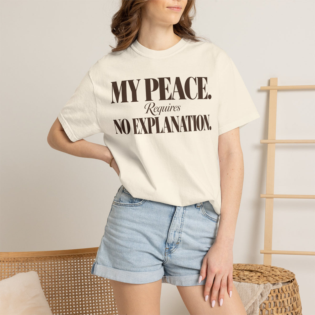 My peace requires no explanation T-shirt