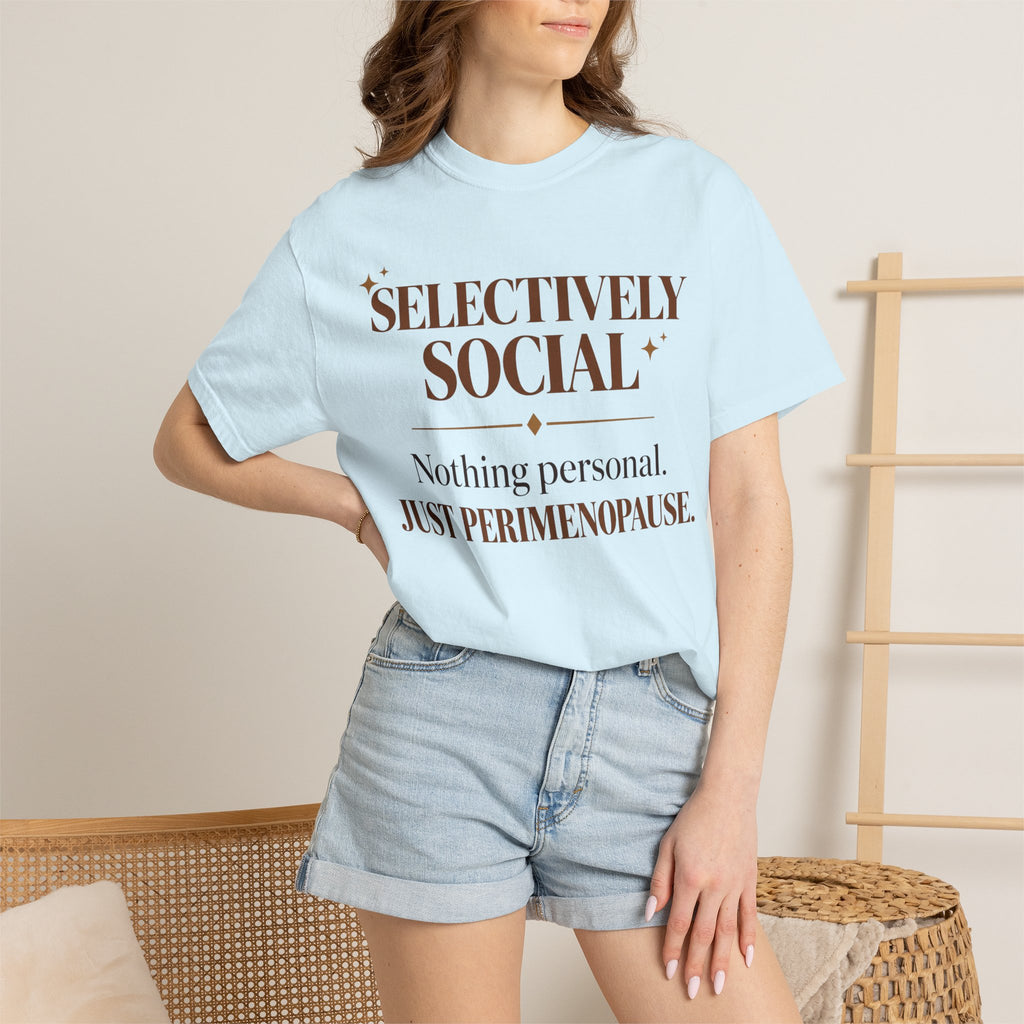 Selectively social T-shirt