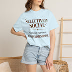 Selectively social T-shirt