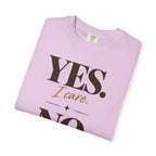 Yes I care.  No I don't want to go. T-shirt