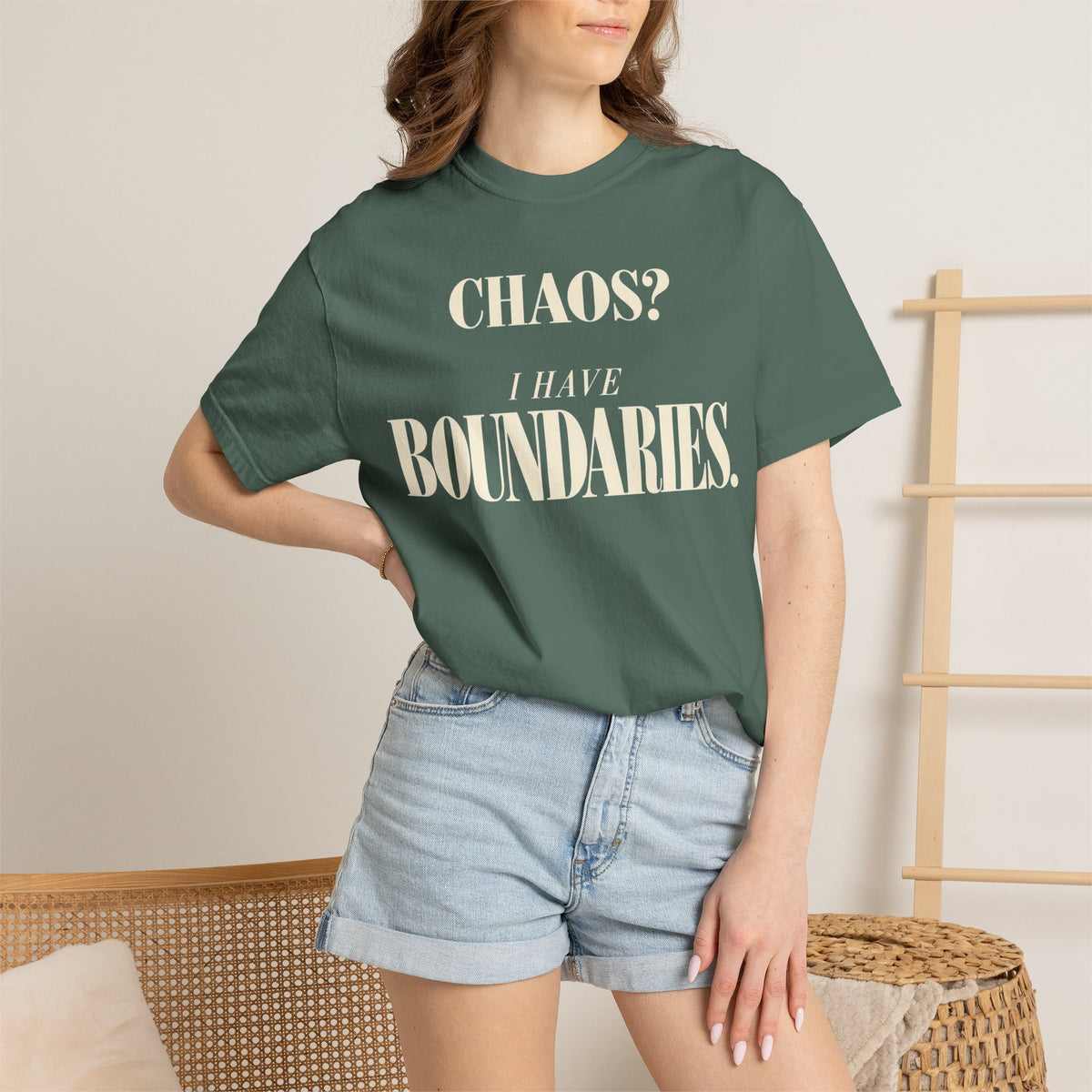 Chaos?  I have boundaries T-shirt