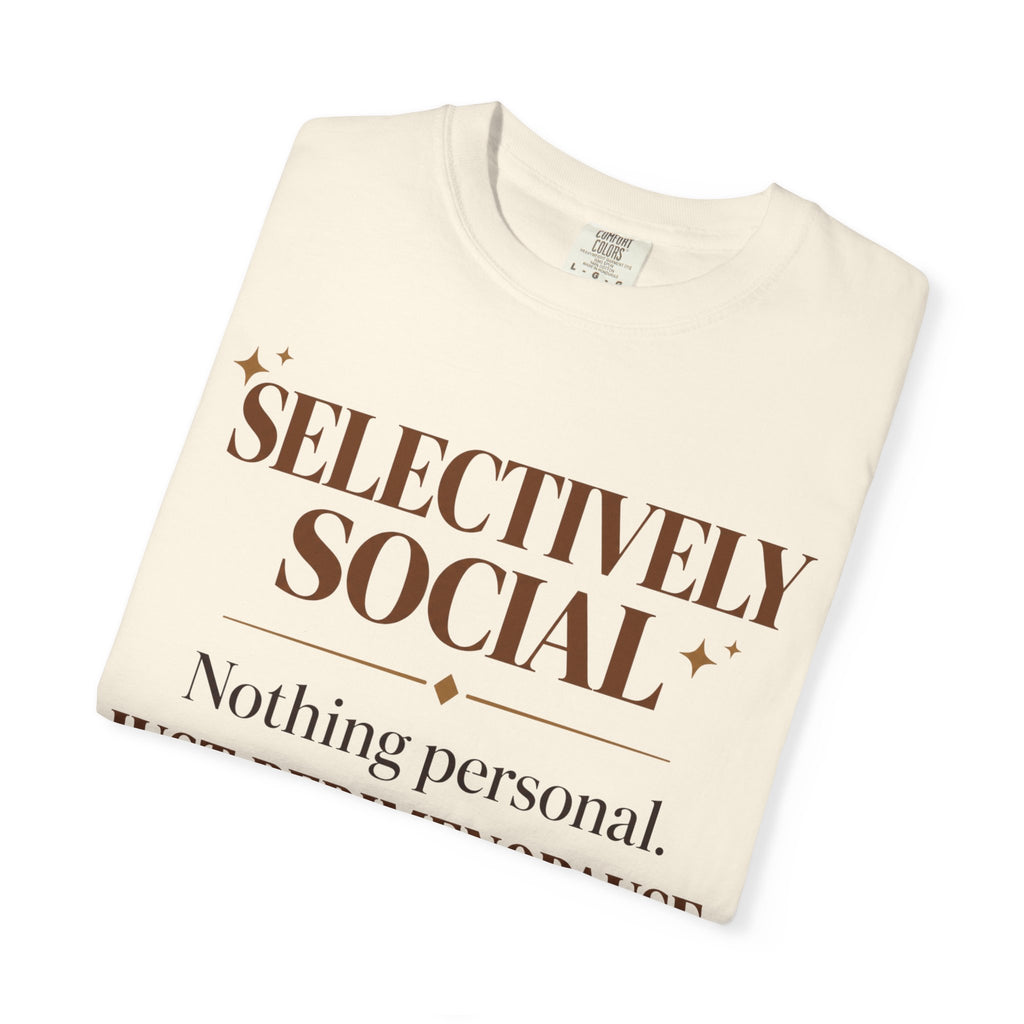 Selectively social T-shirt