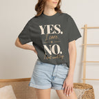 Yes I care.  No I don't want to go. T-shirt