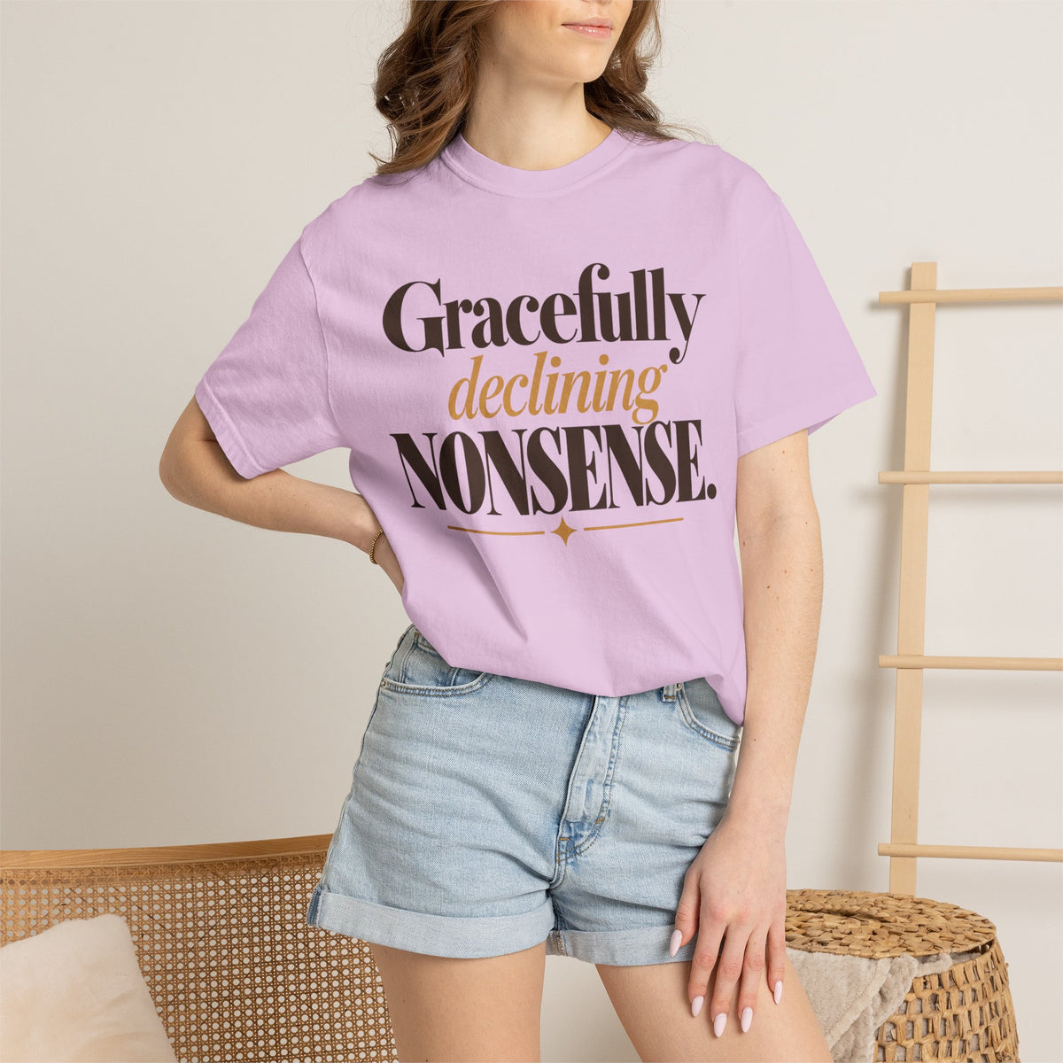 Gracefully declining nonsense T-shirt