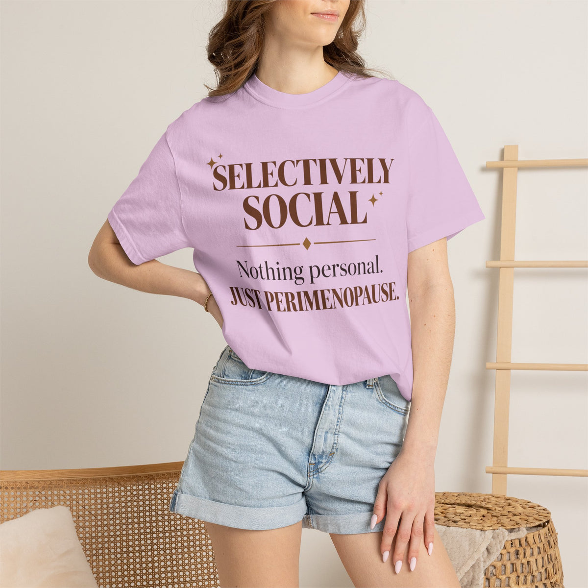 Selectively social T-shirt