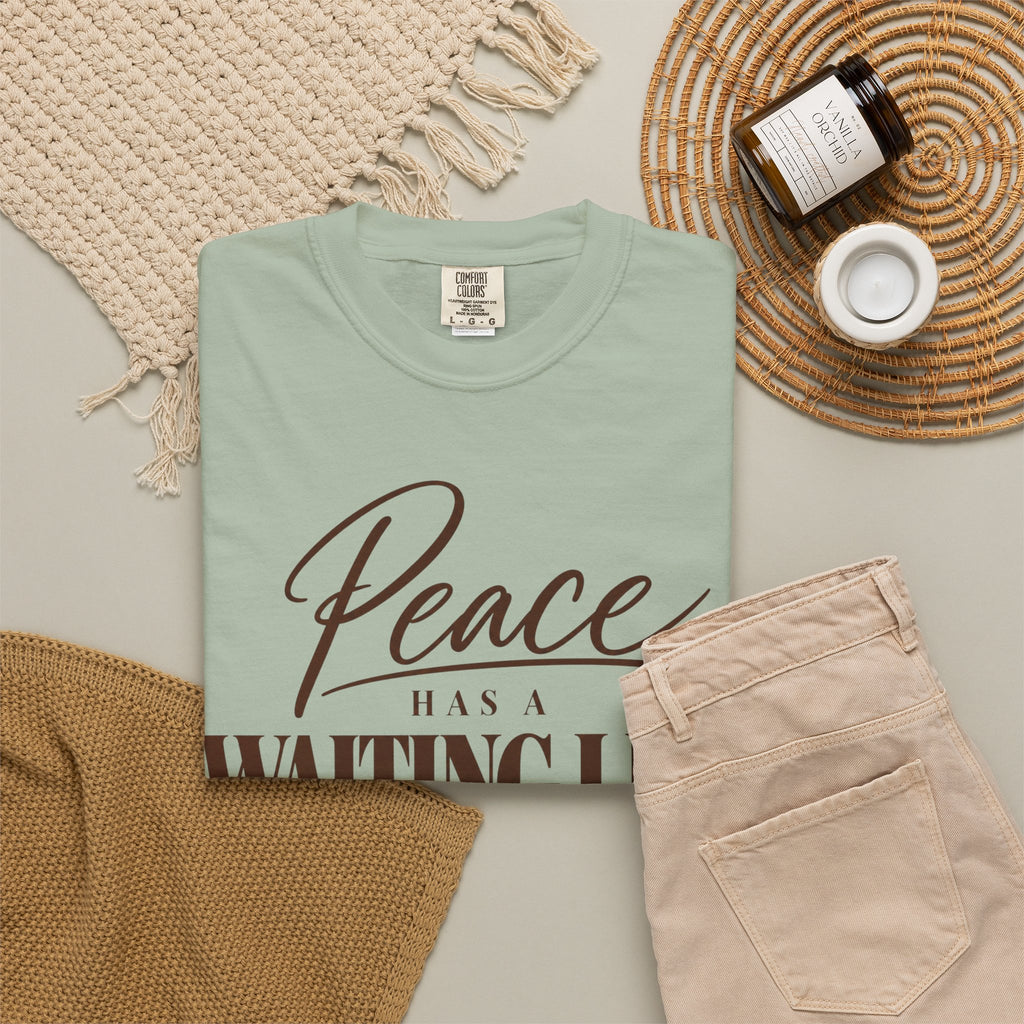 Peace has a waiting list V2  T-shirt